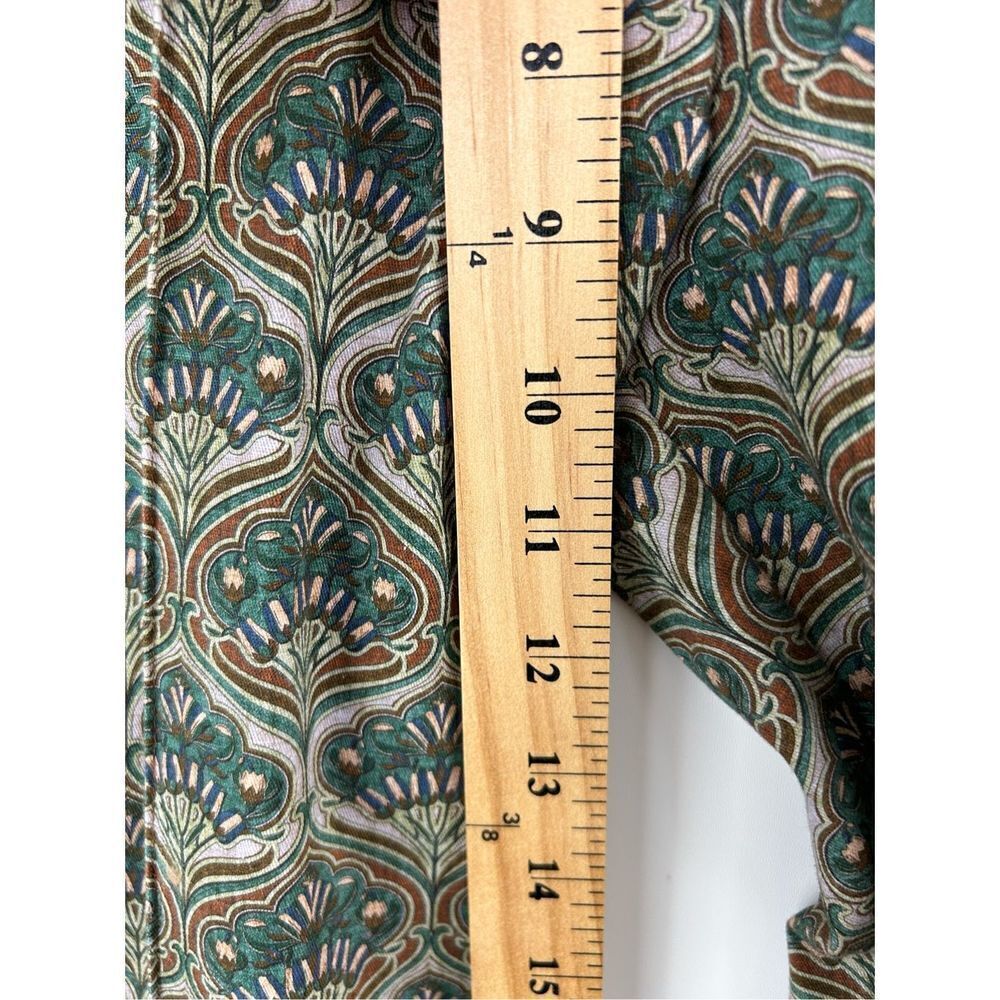 Summum Woman High Waist Slim Pant trousers art nouveau cotton stretch broek 34EU - Picture 8 of 15